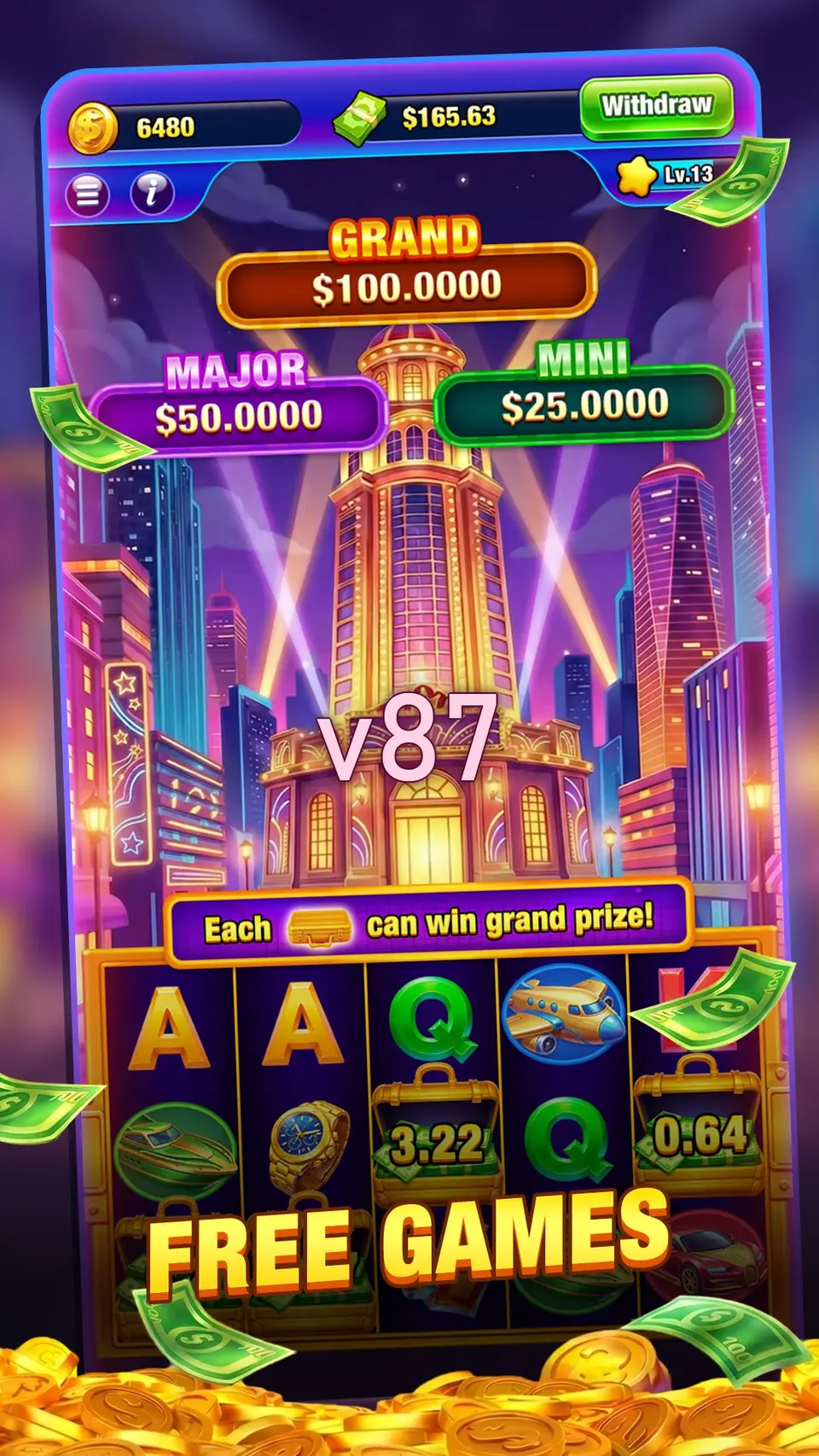 v87 Masuk