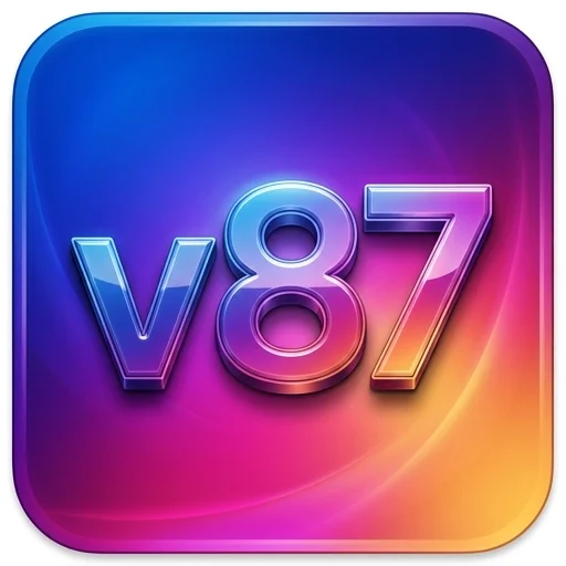 v87 Logo - Resmi